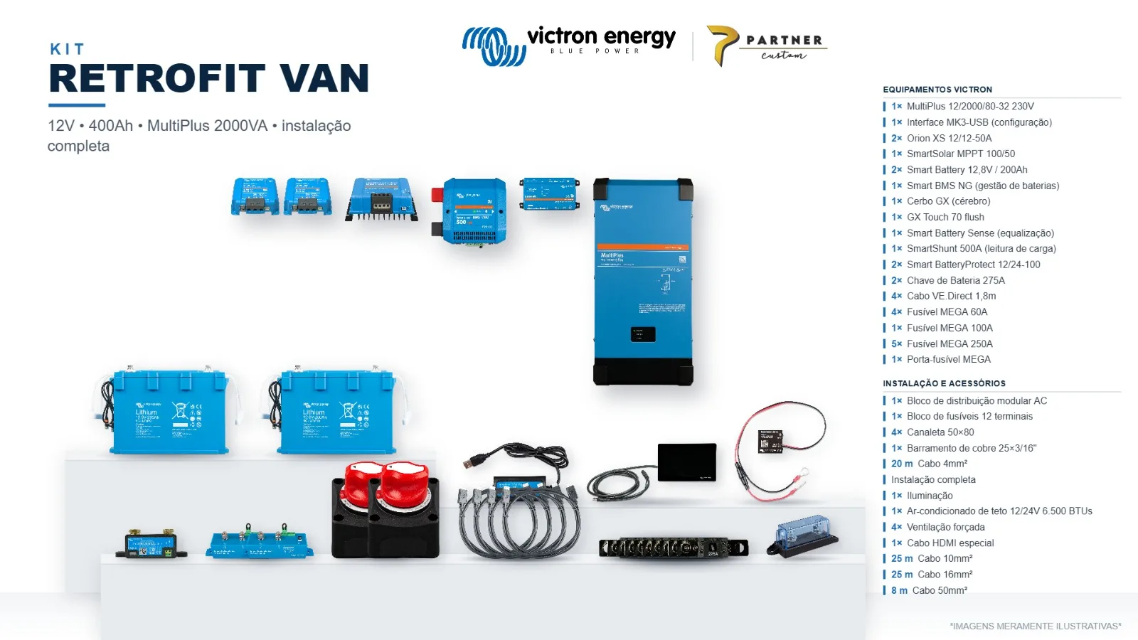 Ficha do Kit Retrofit Van