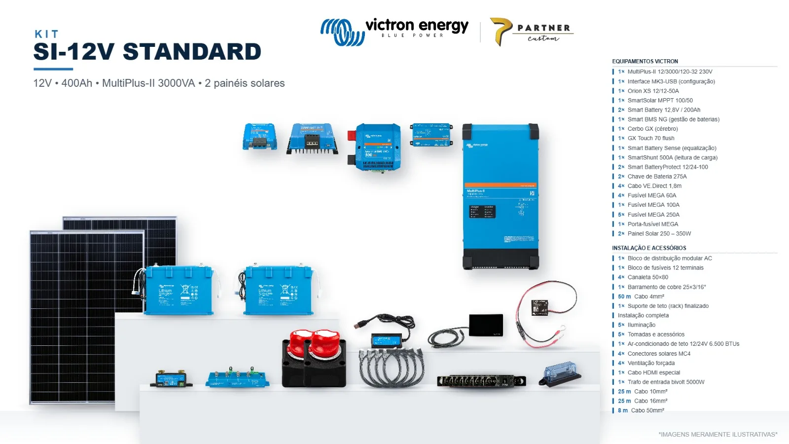 Ficha do Kit SI-12V Standard